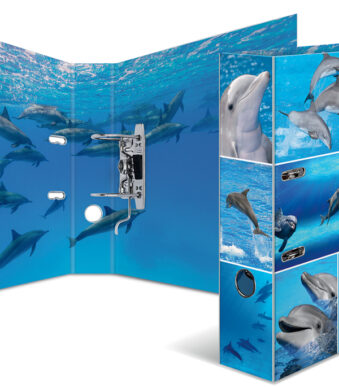 HERMA Motiefordner ´Animals´, DIN A4, 70 mm, Dolfijn