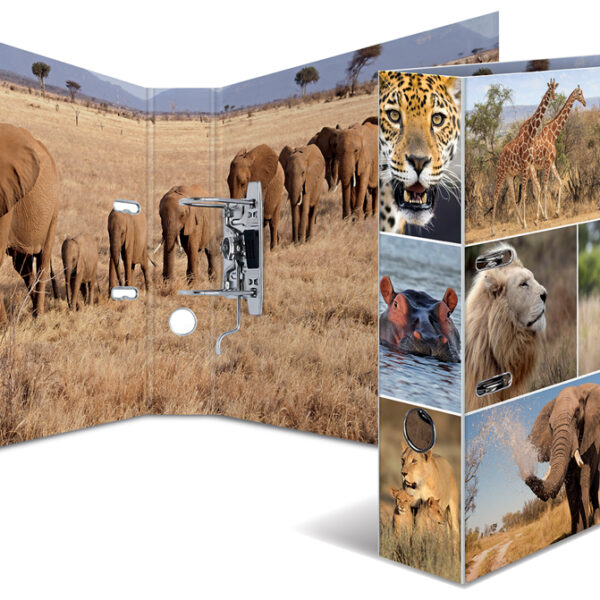 HERMA Motiefordner ´Animals´, DIN A4, 75 mm, Afrika dieren