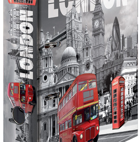 HERMA Motiefordner ´Londen´, DIN A4, 70 mm