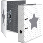 HERMA motiefordner ´Stars´, wit gepunt, DIN A4