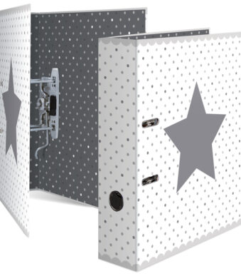 HERMA motiefordner ´Stars´, wit gepunt, DIN A4