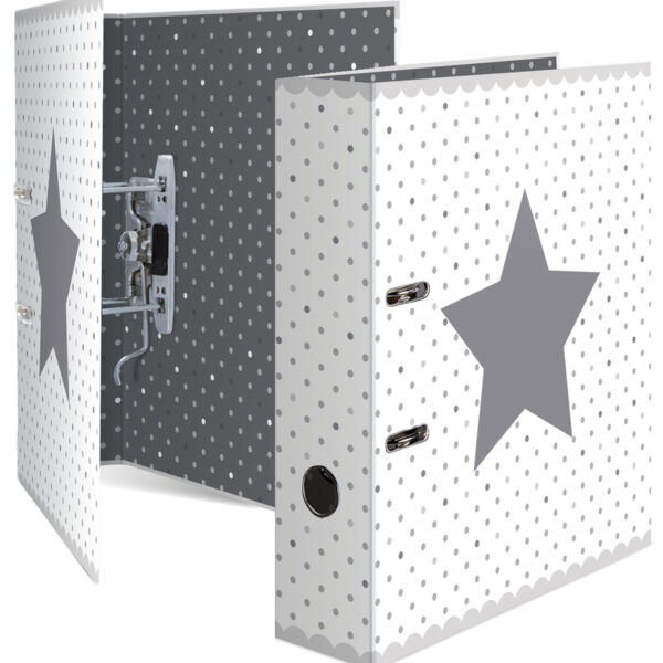 HERMA motiefordner ´Stars´, wit gepunt, DIN A4