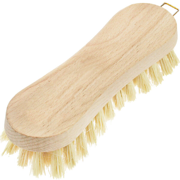 Peggy Perfect schuurborstel, hout naturel, 8-vorm