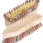 Peggy Perfect schuurborstel 'Fine Line', hout naturel, spits