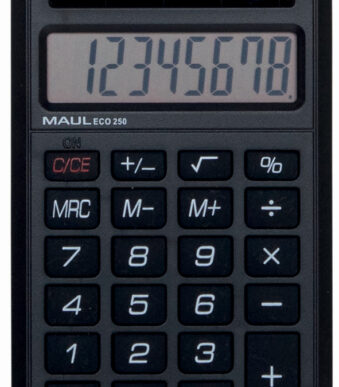 MAUL zakrekenmachine ECO 250, 8-posities, zwart