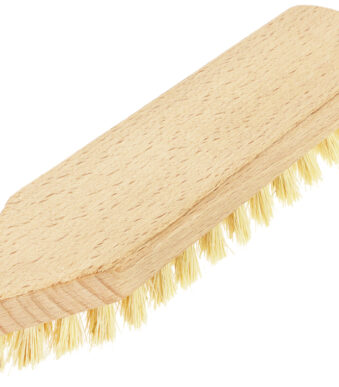 Peggy Perfect schuurborstel, hout naturel, spits