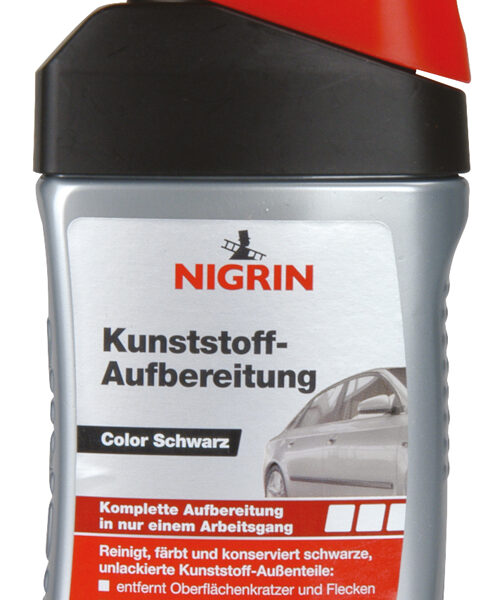 NIGRIN kunststof-verzorging, zwart, 300 ml