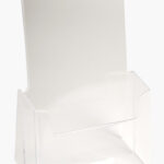 EXACOMPTA brochurehouder, schuin, 1/3 DIN A4 staand, glashelder