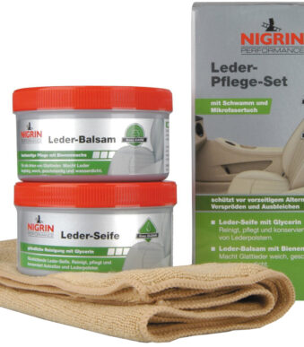 NIGRIN Performance leer-verzorgingsset