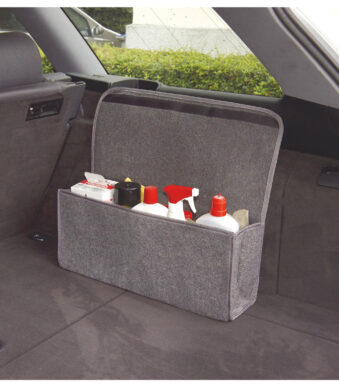 cartrend auto-kofferruimte organizer, met klittenbandsluiting