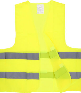 cartrend veiligheidsvest / pechvest, EN ISO 20471, geel