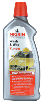 NIGRIN Performance Wash & Wax Turbo auto-Shampoo, 1 liter