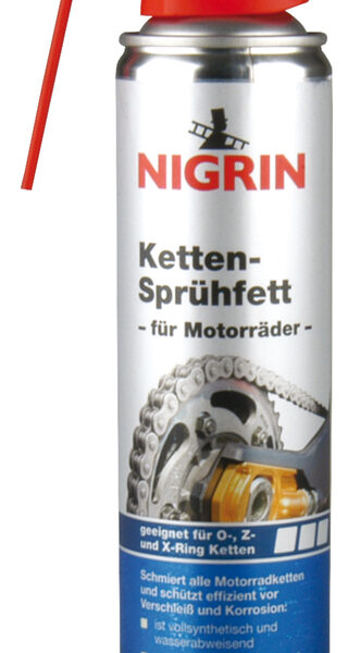 NIGRIN ketting-sprayvet, voor aandrijfkettingen, 400 ml