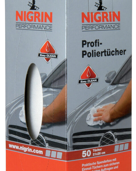 NIGRIN Performance Profi-uitpoetsdoekjes, in dispenserdoos