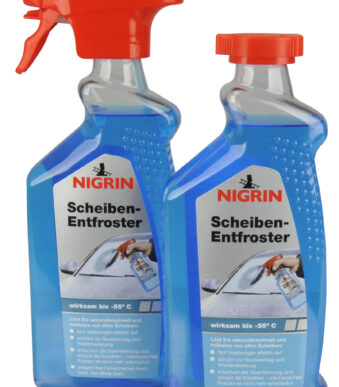 NIGRIN auto-ruitenontdooier, 2 x 500 ml pompverstuiver