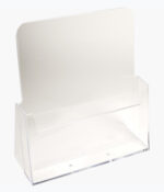 EXACOMPTA tafel-brochurehouder, A4 staand, 1 vak, glashelder