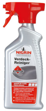 NIGRIN Performance cabriodak-reiniger, 500 ml