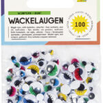 folia wiebeloogen met wimpers, niet zelfklevend