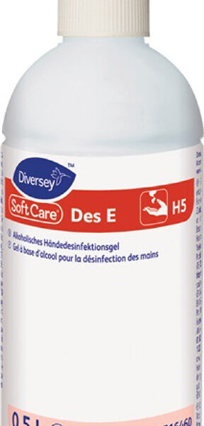 Soft Care handendesinfectie Des E H5, pompfles, 0,5 liter