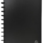 EXACOMPTA visitekaartjes-ringband, DIN A4, zwart