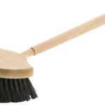 Peggy Perfect raamborstel halve maan, paardenhaar