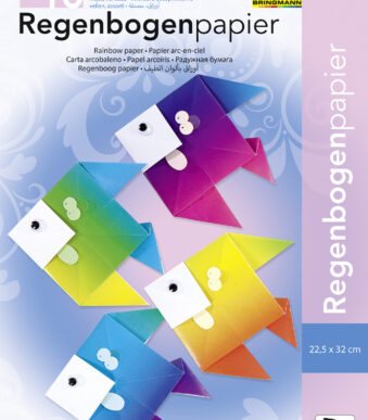 folia regenboog papier-map, 225 x 320 mm, 100 g/m2
