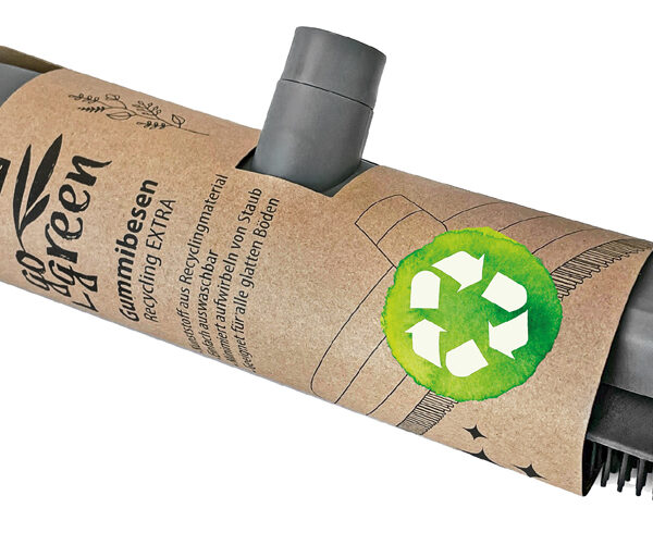 Peggy Perfect rubberen bezem 'GoGreen', zonder steel, 340 mm