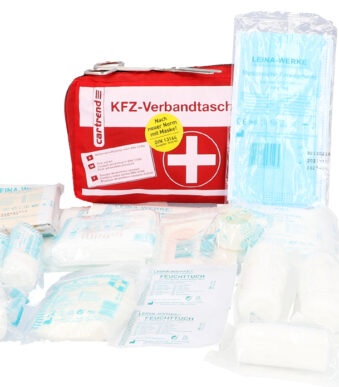cartrend auto-verbandtas, rood