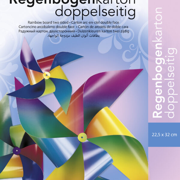 folia map van regenboogkarton, 225 x 320 mm, 200 g/m2