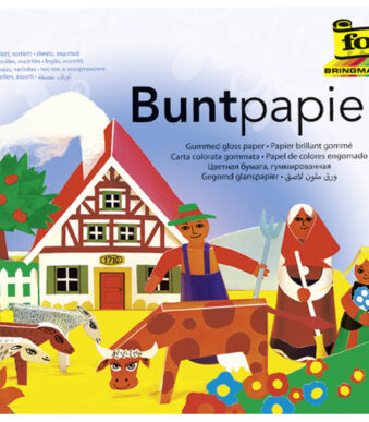 folia glanspapier-knutselschrift, 230 x 250 mm, 12 vel