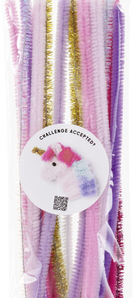 folia chenilledraad (pijpenpoetser) 'Unicorn', lengte: 500 mm, 10 stuks