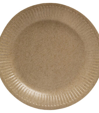 PROnappe kartonnen bord, rond, 230 mm, kraft
