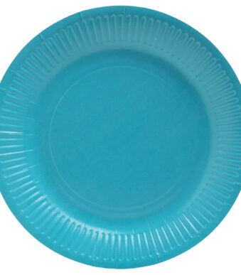 PROnappe kartonnen bord, rond, 230 mm, turquoise