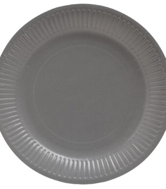 PROnappe kartonnen bord, rond, 230 mm, grijs