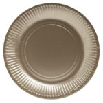 PROnappe kartonnen bord, rond, 230 mm, goud