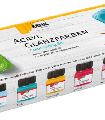 KREUL Acryl-glansverf, Color Living-Set 6 x 20 ml