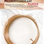 folia aluminium-knutseldraad, 2 mm x 5 m, koper