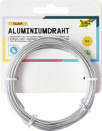 folia aluminium-knutseldraad, 2 mm x 5 m, zilver