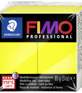 FIMO PROFESSIONAL boetseerklei, citroengeel, 85 g