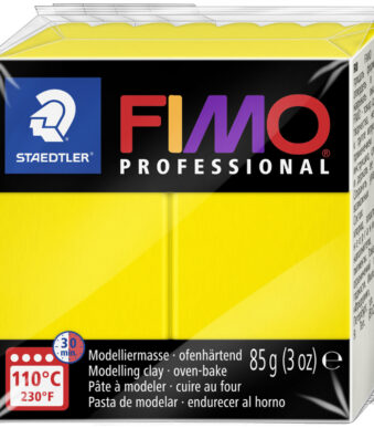 FIMO PROFESSIONAL boetseerklei, citroengeel, 85 g