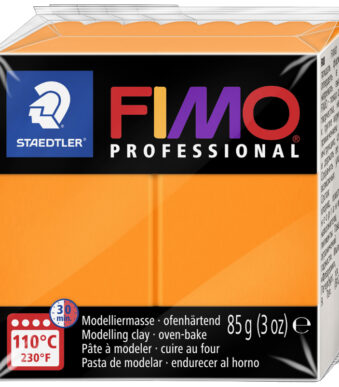 FIMO PROFESSIONAL boetseerklei, ovenhardend, oranje, 85 g