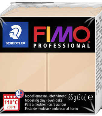 FIMO PROFESSIONAL boetseerklei, ovenhardend, cameo, 85 g, voor poppen