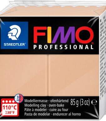 FIMO PROFESSIONAL boetseerklei, ovenhardend, zand, 85 g, voor poppen