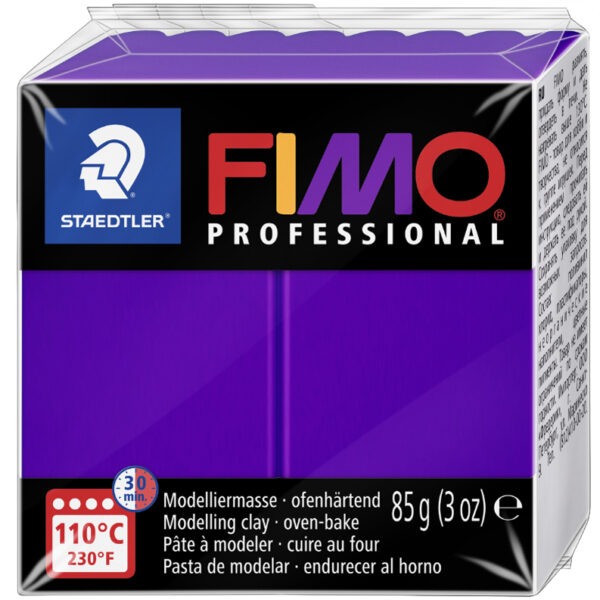 FIMO PROFESSIONAL boetseerklei, ovenhardend, lila, 85 g