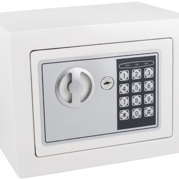 pavo mini kluis, met electronisch slot, wit