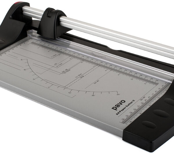 pavo rol-snijmachine Cutter II, DIN A4, grijs/zwart