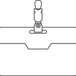 pavo Badge, met clip, 60 x 90 mm, transparant, 25 st.