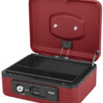 pavo geldcassette / geldkistje Deluxe, rood, breedte: 196 mm