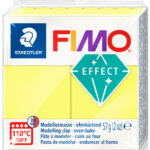 FIMO EFFECT boetseerklei, ovenhardend, neongeel, 57 g