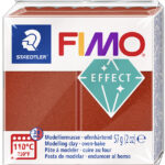 FIMO EFFECT boetseerklei, koper-metallic, 57 g